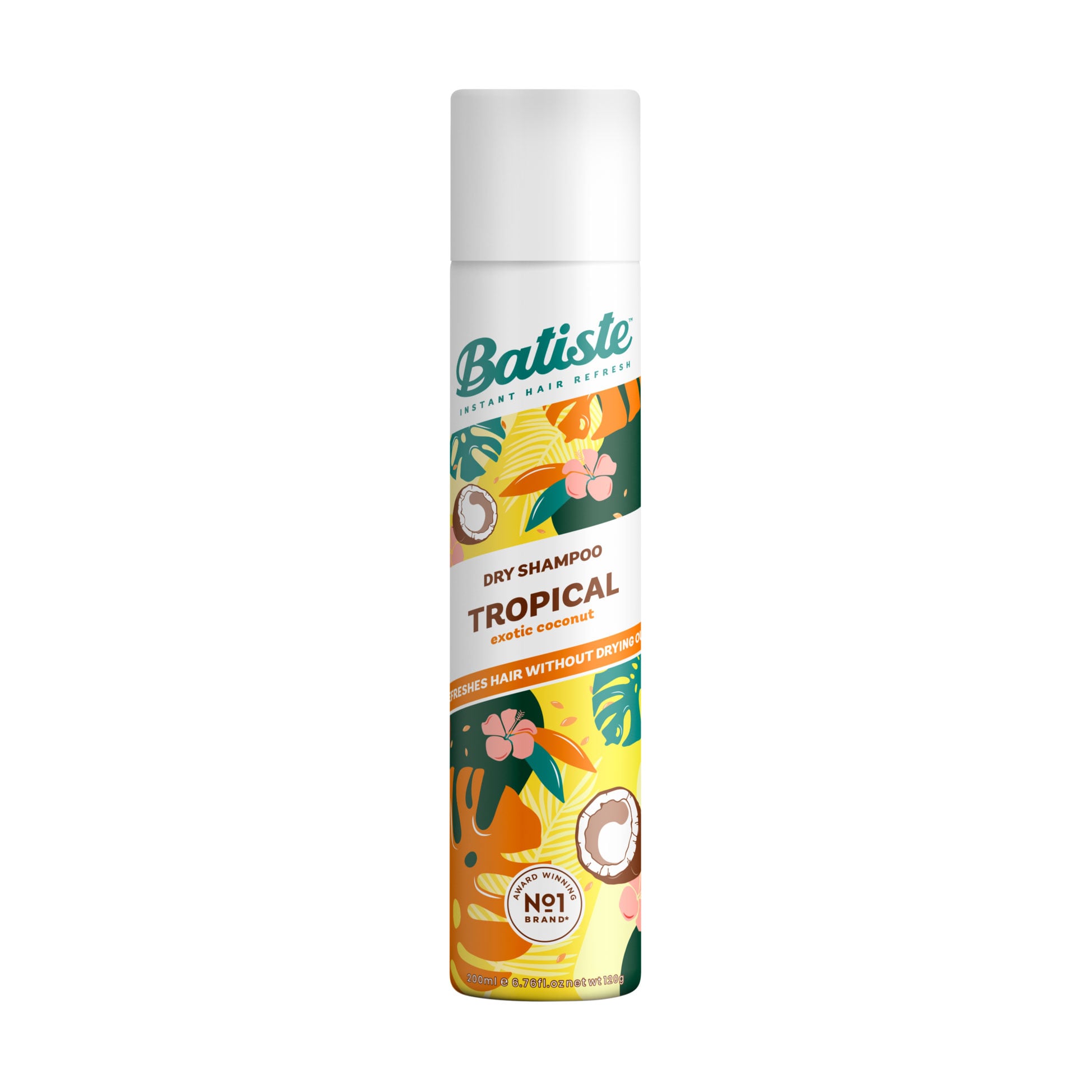 Сухий шампунь для волосся Batiste Dry Shampoo Coconut &amp; Exotic Tropical, 200 мл